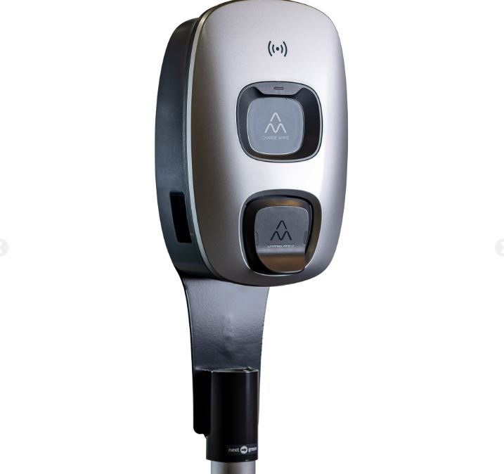 Nytt stolpfäste för Charge Amps Dawn