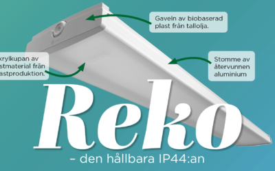 Reko – den hållbara IP44:an från Cardi, sortimentet växer