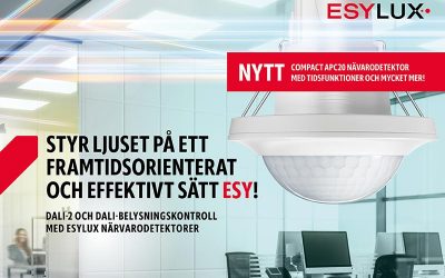 Styr ljuset på ett framtidsorienterat och effektivt sätt. ESY!